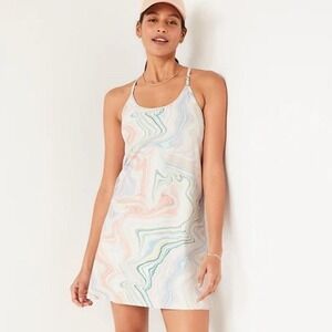 Marbled‎ Pastel Athleisure Mini Sports Dress